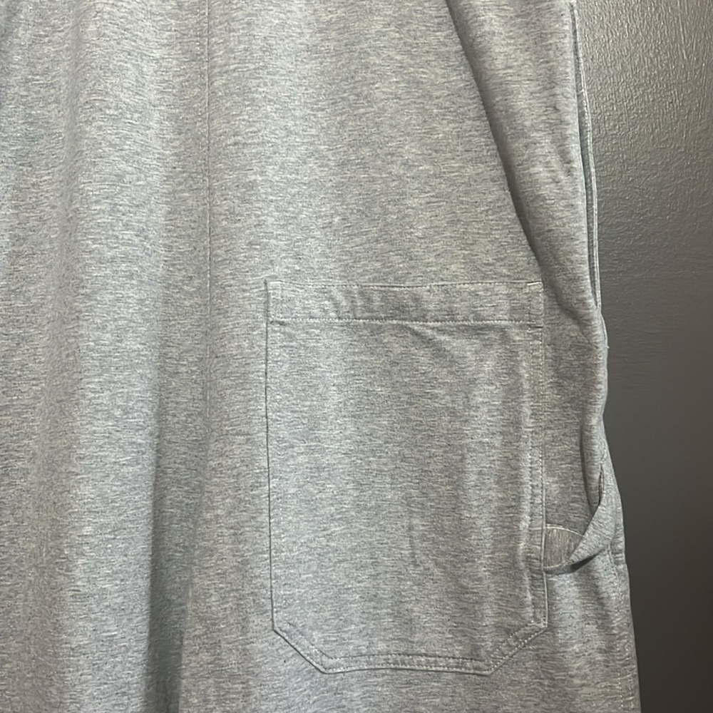 Smash + Tess Light Gray Wide‑Leg Overalls - Picture 9 of 12